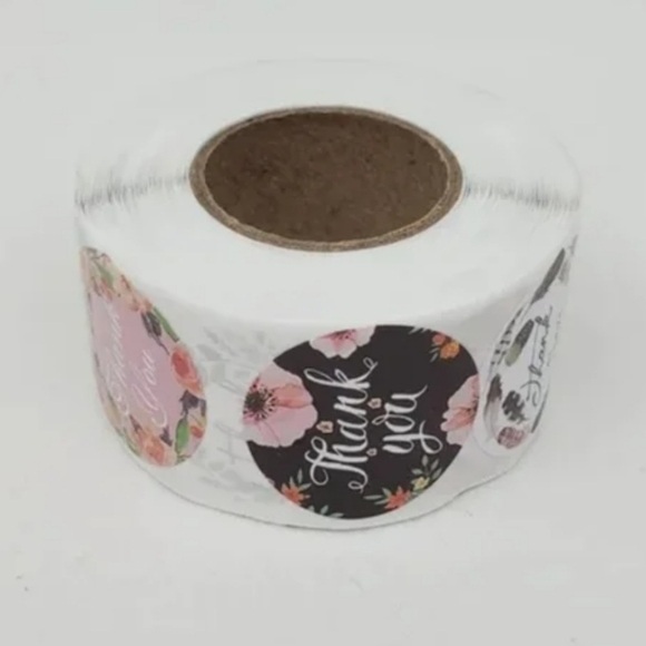 500 Pieces Roll Thank You Sealing Sticker - Picture 5 of 7